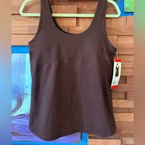 Danskin Now Chocolate Brown Tank Top